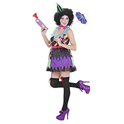 Kwaadaardige Clown dame outfit
