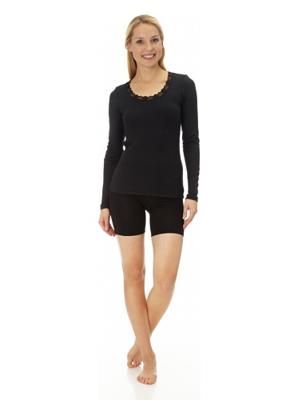 Dames thermo shirt Lange mouw - Thermisch ondergoed dames - Ronde hals