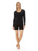 Dames thermo shirt Lange mouw - Thermisch ondergoed dames - Ronde hals - thumbnail