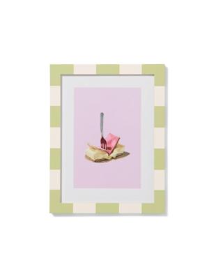 HEMA Fotolijst 15x20cm hout strepen (groen)