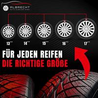 Albrecht wieldop "wind" wheel cover wind 17" set of 4 ml - thumbnail