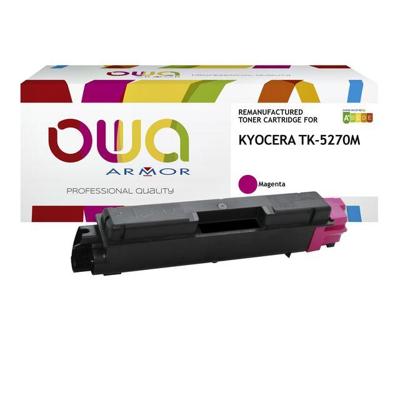 Toner OWA alternatief tbv Kyocera TK-5270M rood