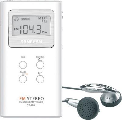 Radio Sangean DT120W BLANCO Wit