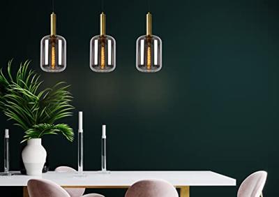 Lucide JOANET - Hanglamp - 3xE27 - Fumé