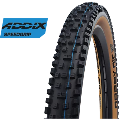 SCHWALBE Vouwband nobby nic evo super ground 29 x 2.40" / 62-622 - bronze sidewall