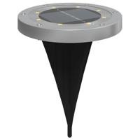 Grondlampen 4 st solar met grondpennen warmwit - thumbnail