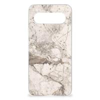 Google Pixel 8 | TPU | Siliconen hoesje | Marmer Beige - thumbnail