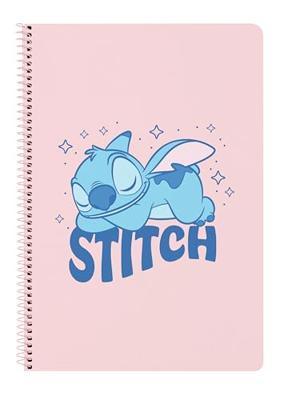 Ringmap Lilo & Stitch Ohana Blauw Licht Roze A4 21.5 x 31 x 1 cm