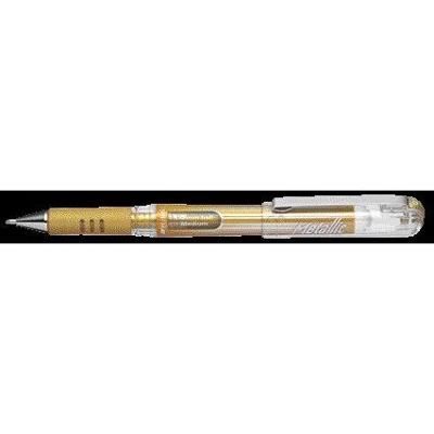 Gelschrijver Pentel K230M medium metallic goud | 12 stuks