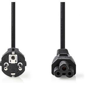 Voedingskabel | Schuko Male - IEC-320-C5 | 2,0 m | Zwart