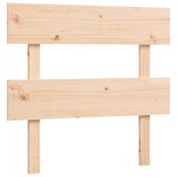Bedframe met hoofdbord massief hout - thumbnail