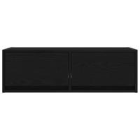 Tv-kasten 2 st 80x31x25,5 cm spaanplaat zwart eikenkleurig - thumbnail