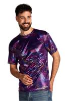 Party King T-shirt paars - thumbnail