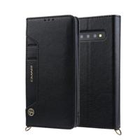 Voor Galaxy S10 CMai2 Kaka-serie Litchi Texture Horizontal Flip Leather Case met Holder & Card Slots(Zwart) - thumbnail