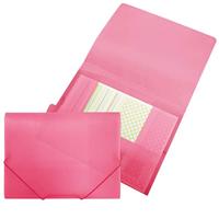 Beautone elastomap met kleppen, ft A4, roze - thumbnail