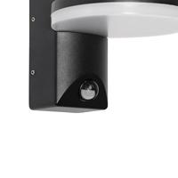 QAZQA Buiten wandlamp zwart incl. LED IP54 bewegingssensor - Esmee - thumbnail