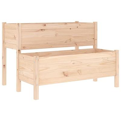 Plantenbak 110x84x75 cm massief grenenhout