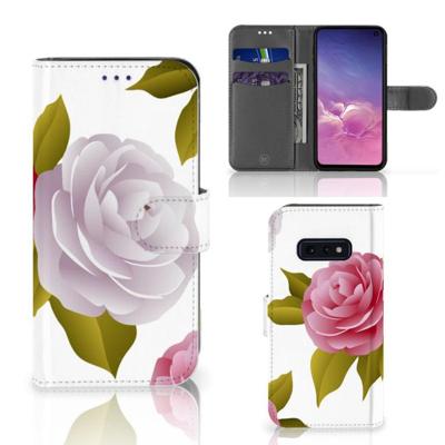 Samsung Galaxy S10e Hoesje Roses | Portemonnee hoesje Samsung Galaxy S10e Hoesje Roses | Portemonnee hoesje