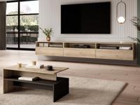 Tv-meubel BABEL II 3 deuren 3 vakken sanremo met salontafel - thumbnail