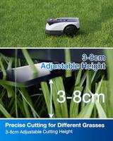 Ecovacs GOAT O500 Panorama Robotgrasmaaier Batterij/Accu Zwart, Wit - thumbnail