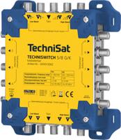 TechniSat TECHNISWITCH 5/8 G/K Satelliet multiswitch Ingangen (satelliet): 5 (4 satelliet / 1 terrestrisch) Aantal gebruikers: 8 - thumbnail