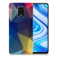 Xiaomi Redmi Note 9S | Note 9 Pro TPU Hoesje Polygon Dark - thumbnail