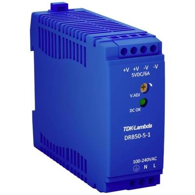 TDK-Lambda DRB50-24-1 DIN-rail netvoeding 24 V/DC 2.1 A 50.4 W Aantal uitgangen:1 x Inhoud 1 stuk(s)