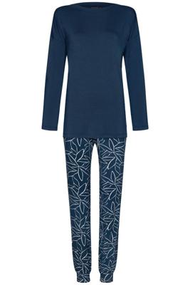 Duurzame marineblauwe pyjama Pastunette