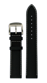 Horlogeband Tissot T0954171603700 / T600035370 Leder Zwart 19mm Horlogeband Tissot T0954171603700 / T600035370 Leder Zwart 19mm