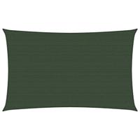 VidaXL Zonnezeil 160 g/m² 4x7 m hdpe donkergroen - thumbnail