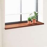 Raamsokkel Bruin Hout 140 x 45 x 4,5 cm PVC gemengd met UPVC - thumbnail