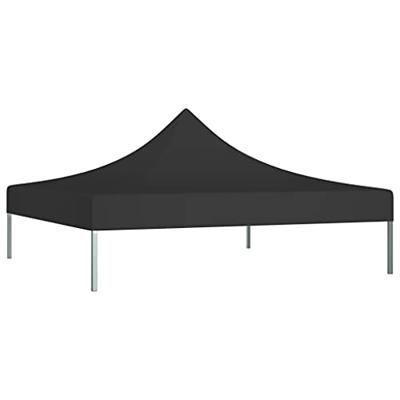 VidaXL Partytentdak 270 g/m² 2x2 m zwart - thumbnail