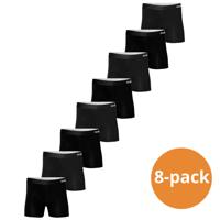 Apollo Boxershorts Heren Bamboo Basic Zwart 8-pack-XL - thumbnail