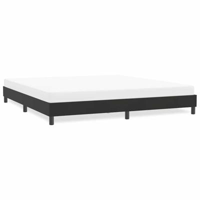 Bedframe zonder matras 180x210 cm fluweel zwart Bedframe zonder matras 180x210 cm fluweel zwart