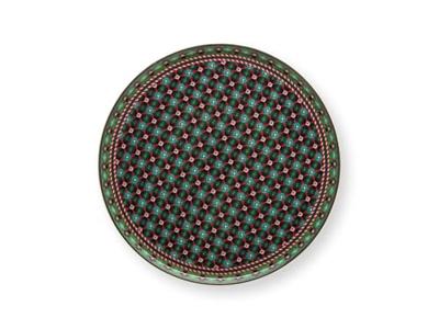 Pip Studio Taartplateau Klein Clover Groen 21cm
