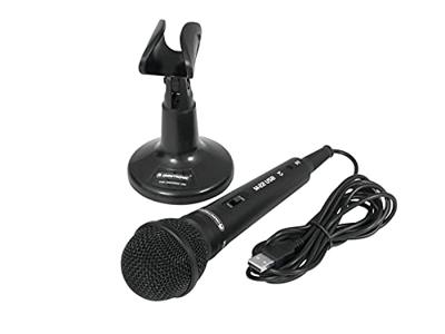 Zangmicrofoon Omnitronic M-22 USB Zendmethode:USB Schakelaar, Incl. kabel, Incl. klem Zangmicrofoon Omnitronic M-22 USB Zendmethode:USB Schakelaar, Incl. kabel, Incl. klem