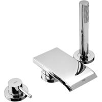 Max Badrandcombinatie MAX met waterval en handdouche antikalk 162161 Tres - thumbnail