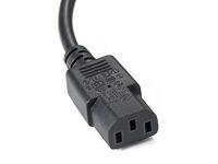 Voedingskabel Equip 112210 Zwart - thumbnail