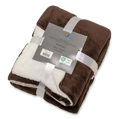 Espoo bruin met sherpa 200x240 cm Espoo bruin met sherpa 200x240 cm