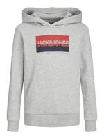 Herenhoodie Jack & Jones Jjnolan Grijs - Maat: 12 Jaar - thumbnail