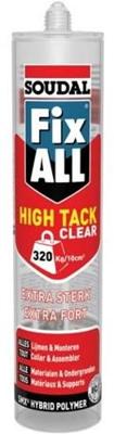 Soudal fix - all "high-tack" clear | lijmkit | transparant | 290 ml - 130276