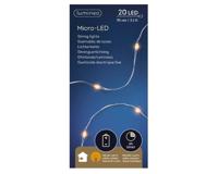 Strengverlichting zilver 95cm 20LED - thumbnail