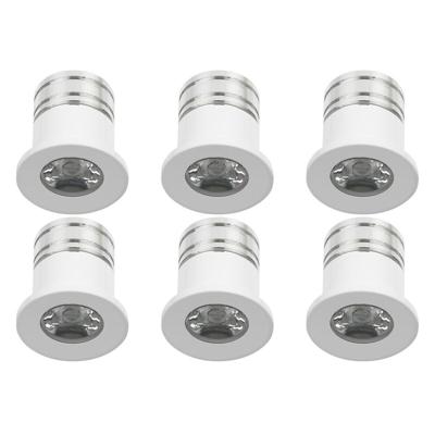 Velvalux LED Veranda Spots 6-Pack - 3W Dimbaar Warm Wit Ø31mm