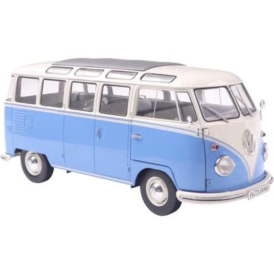 Solido Auto Volkswagen (VW) T1 21 WINDOWS b. blauw/wit Kant-en-klaar model Personenauto (model)