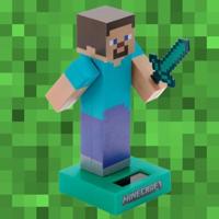 Minecraft Steve Zonnecel Solar Pal Poppetje - thumbnail
