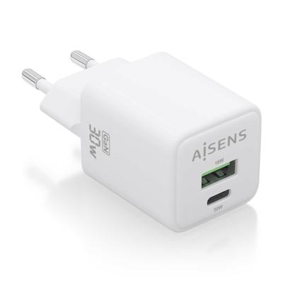 Oplader Aisens ASCH-30W2P037-W Wit 30 W (1 Stuks)