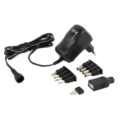 HyCell 1201-0006 Stekkernetvoeding, instelbaar 3 V/DC, 4.5 V/DC, 5 V/DC, 6 V/DC, 7.5 V/DC, 9 V/DC, 12 V/DC 600 mA 7.2 W HyCell 1201-0006 Stekkernetvoeding, instelbaar 3 V/DC, 4.5 V/DC, 5 V/DC, 6 V/DC, 7.5 V/DC, 9 V/DC, 12 V/DC 600 mA 7.2 W