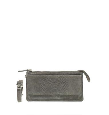 DSTRCT Portland Road Crossbody Clutch Wallet Grey