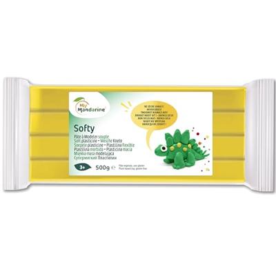 Creativ Company Softy boetseerklei, geel, 500 gr/ 1 doos Creativ Company Softy boetseerklei, geel, 500 gr/ 1 doos