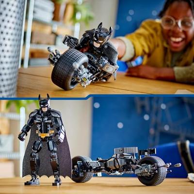 LEGO DC Batman 76273 Bouwbare Batman minifiguur en Bat-Pod motorfiets